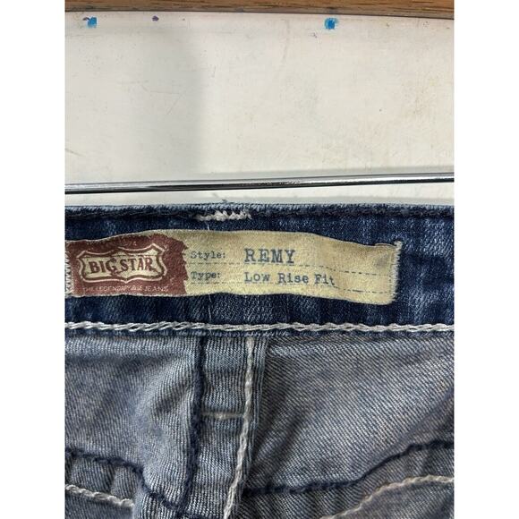 Big Star Jeans Womens 29L Blue Mid Wash Remy Low Rise Fit Boot Cut Cowgirl 31X31 - Picture 6 of 12